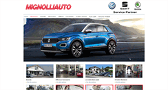 Desktop Screenshot of mignolliauto.com